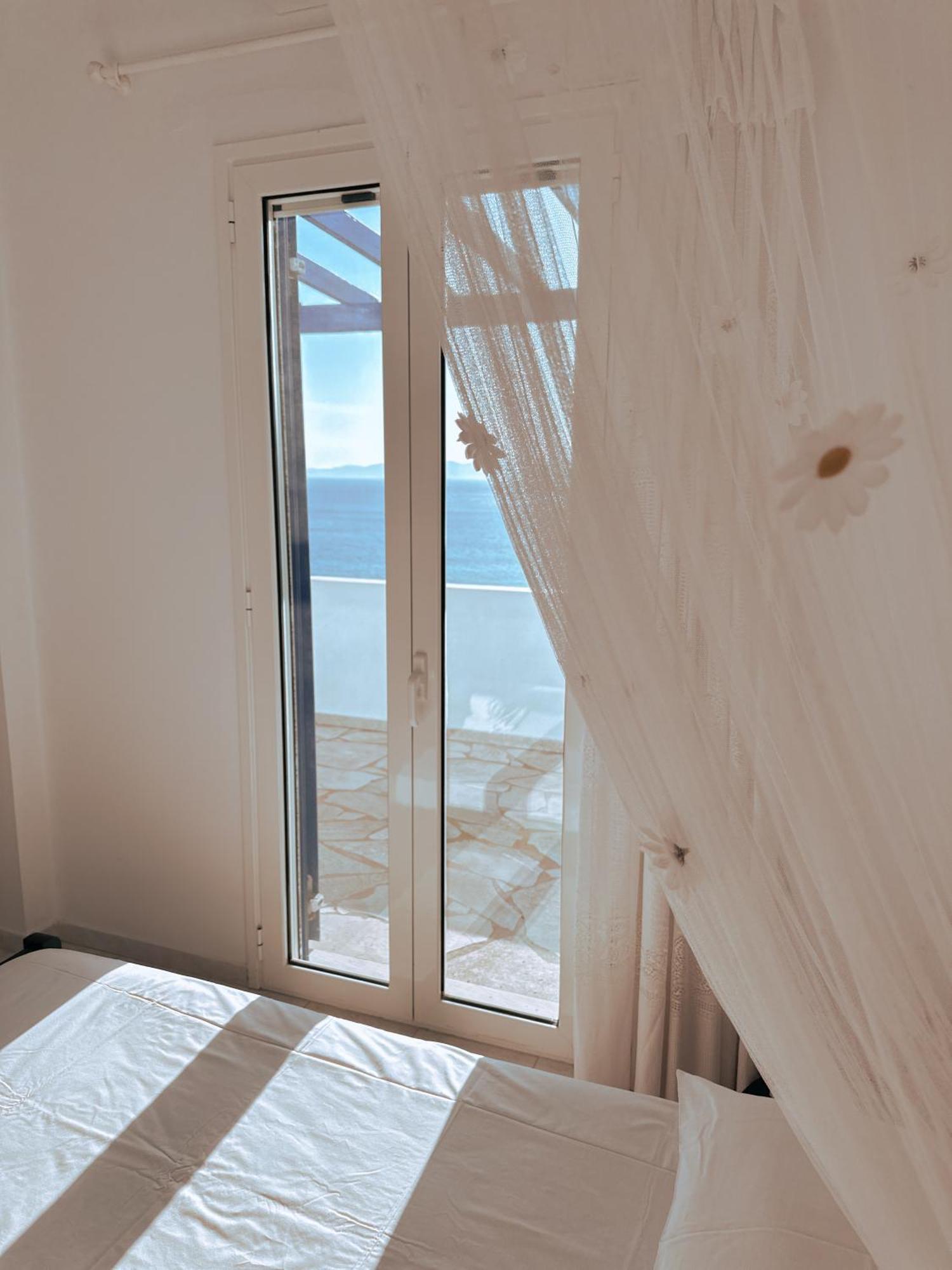 Willa Blue Orison House Tinos For 5 Persons With Seaview Perastra Zewnętrze zdjęcie