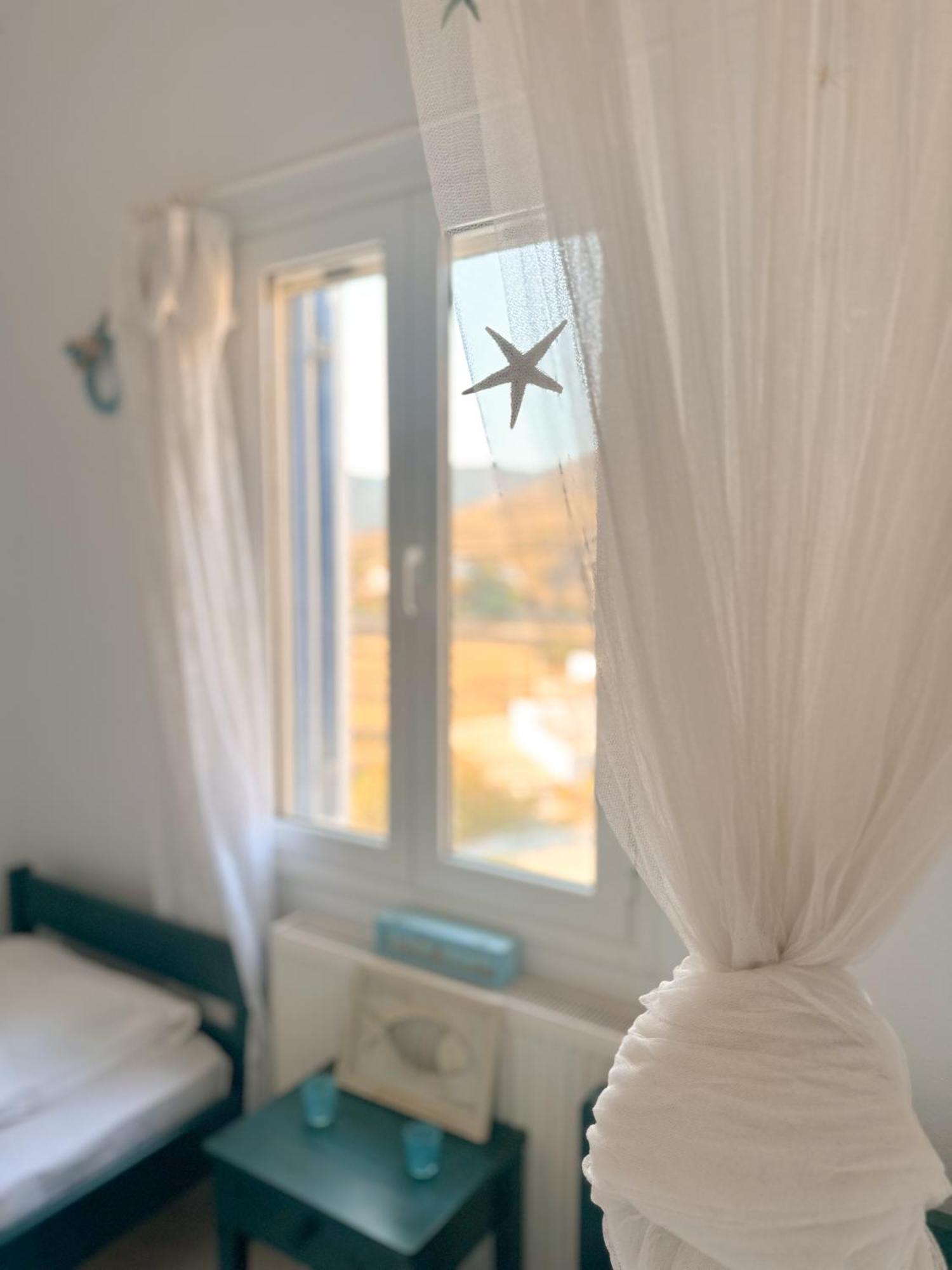 Willa Blue Orison House Tinos For 5 Persons With Seaview Perastra Zewnętrze zdjęcie