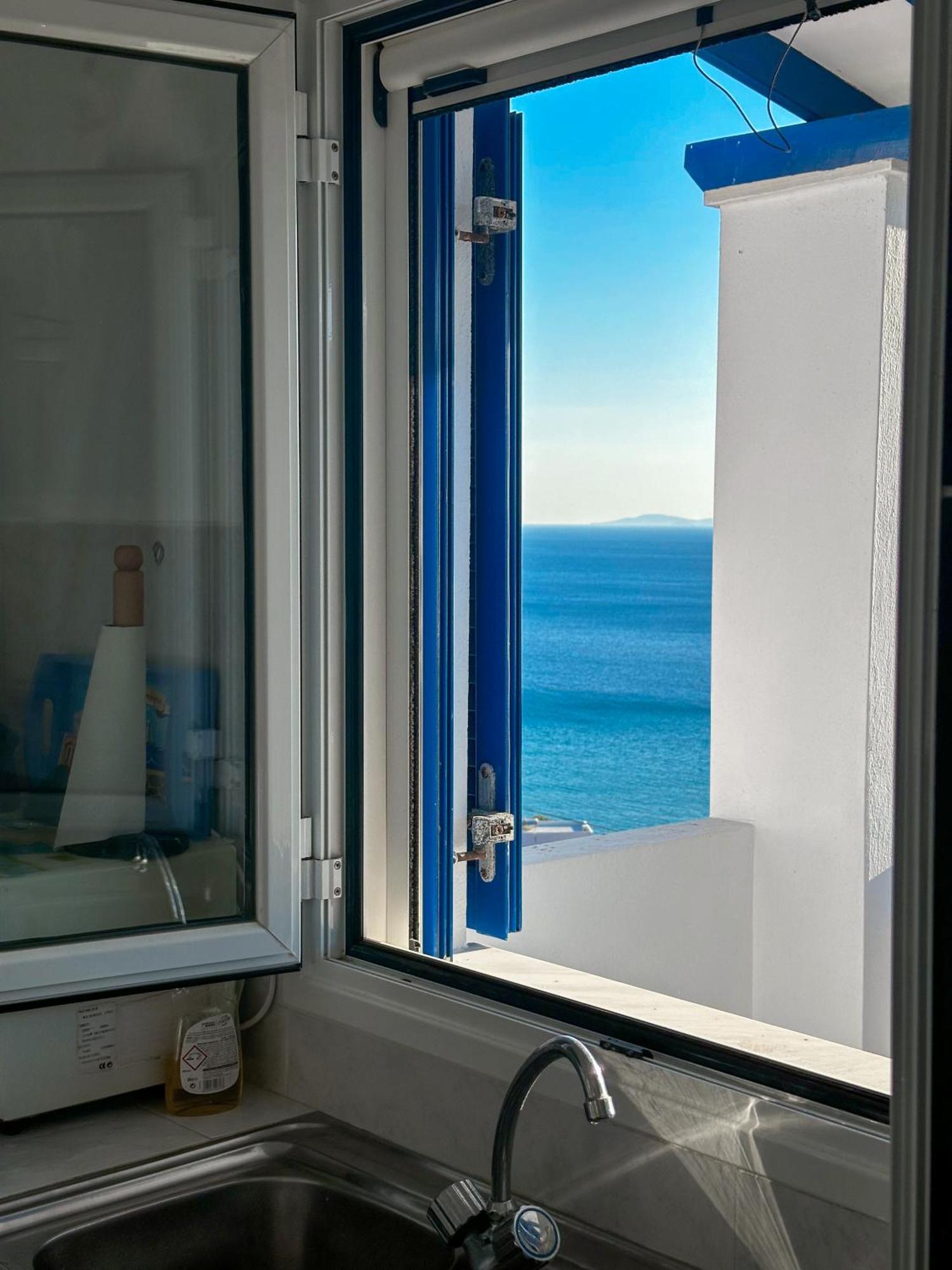Willa Blue Orison House Tinos For 5 Persons With Seaview Perastra Zewnętrze zdjęcie