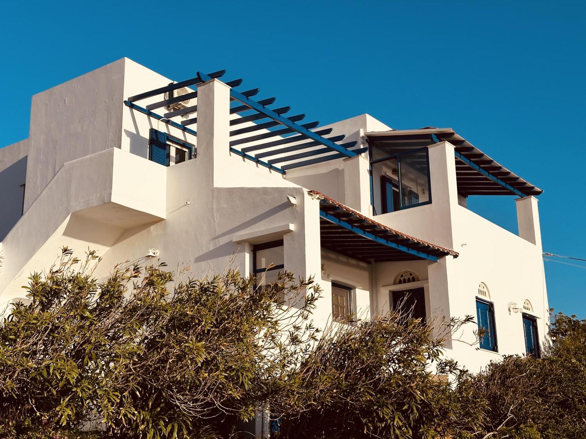 Willa Blue Orison House Tinos For 5 Persons With Seaview Perastra Zewnętrze zdjęcie
